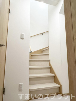 【内装】 | 南区川沿1-6タウンハウス | 階段ホール