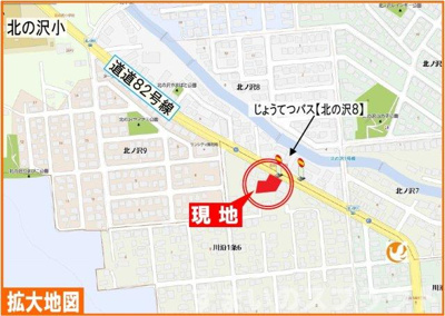 【地図】 | 南区川沿1-6タウンハウス | 現地拡大地図