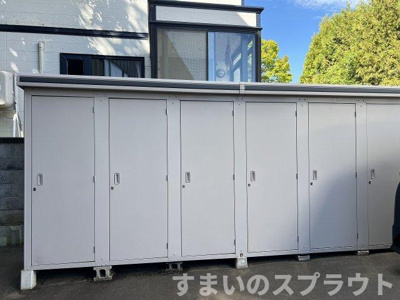 【収納】 | 南区川沿1-6タウンハウス | 全戸分の物置