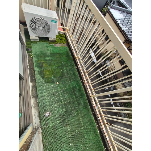 古市場西畑貸家のバルコニー