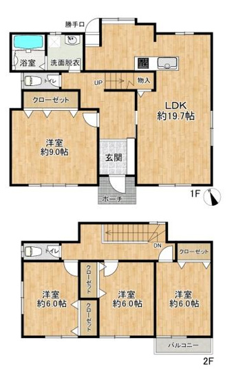 【間取り】 | 垂水区朝谷町　中古戸建