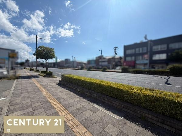 和歌山市吹上4丁目　土地の前面道路含む現地写真
