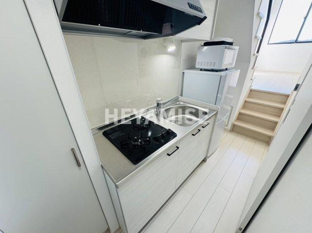 エルモーサ・サンクのキッチン|★電子レンジ・冷蔵庫付き