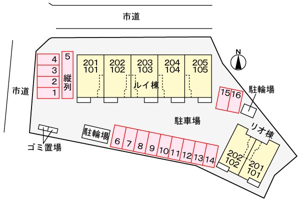ビエント　デ　ルイの区画図