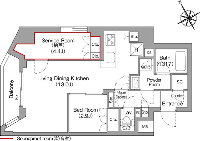 コンフォリア・リヴ平井ＭＵＴＩＯ