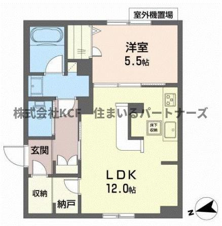 モンレーヴ本町の間取り