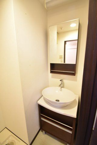 エグゼ大阪城東の洗面所