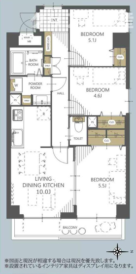 【間取り】 | ダイアパレス前橋南町4F