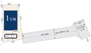 上北沢5丁目・新築戸建の土地図
