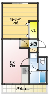 【間取り】 | パレスビーチパーク