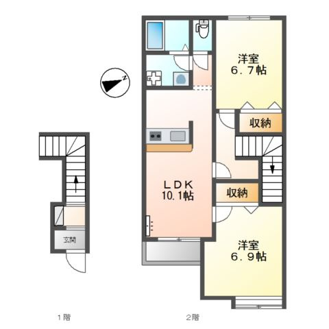 ロイヤルメゾンの間取り