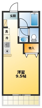 三鷹市井口１丁目のアパートの間取り