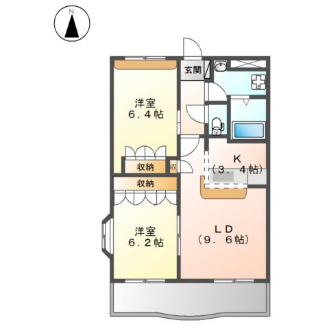 ロイヤルヒルズ青山の間取り
