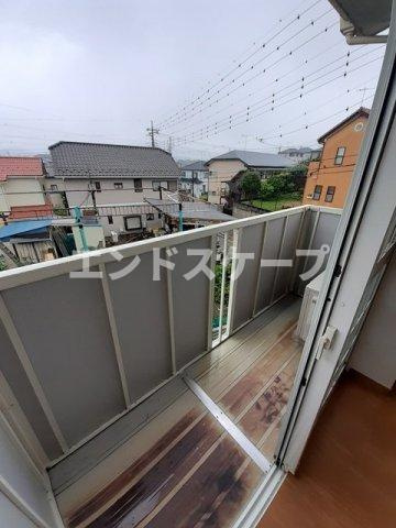 パインフィールドＢのバルコニー|高崎、前橋のお部屋探しはエンドスケープまで！お客様の理想お聞かせ下さい♪