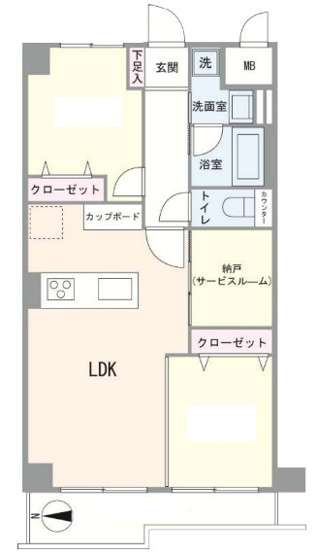 【間取り】 | コープ野村大塚 | ２０１８年８月内装済みのお部屋です。綺麗に利用しています。