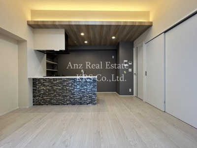 【居間・リビング】 | ブレイブトキワチョウツー | 約12.4帖のとにかくお洒落なリビング☆