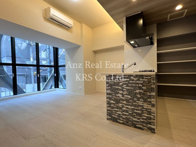 【居間・リビング】 | ブレイブトキワチョウツー | 約12.4帖のとにかくお洒落なリビング☆