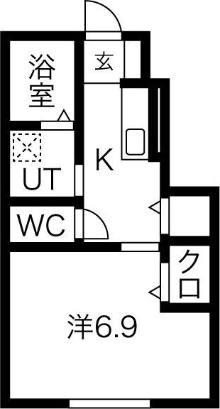 Bloom garden A棟の間取り