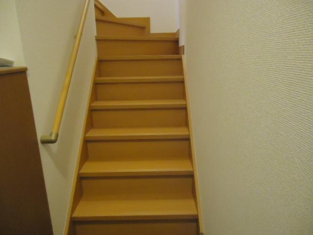 ヨーコーポ広の内装|階段