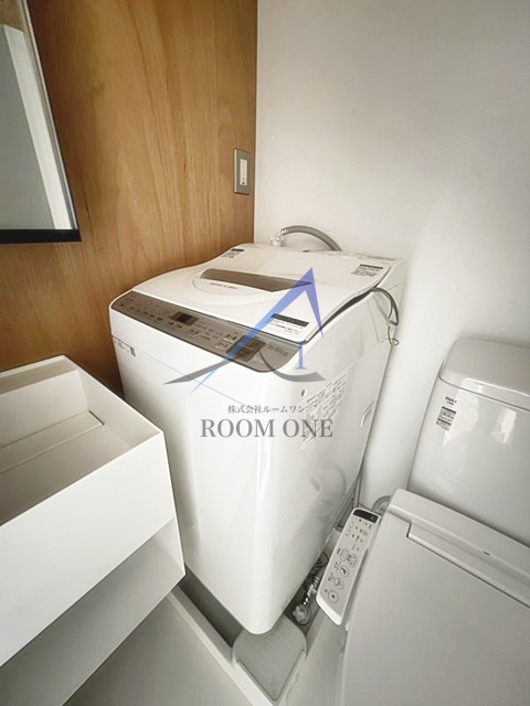 宮本マンションⅡの設備|洗濯機です。