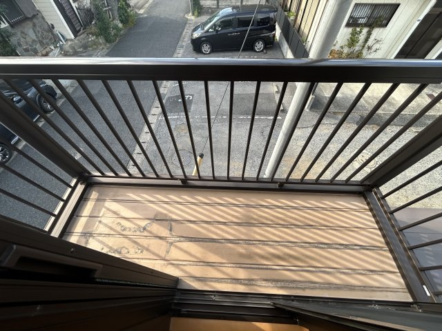 藤野貸家17のバルコニー