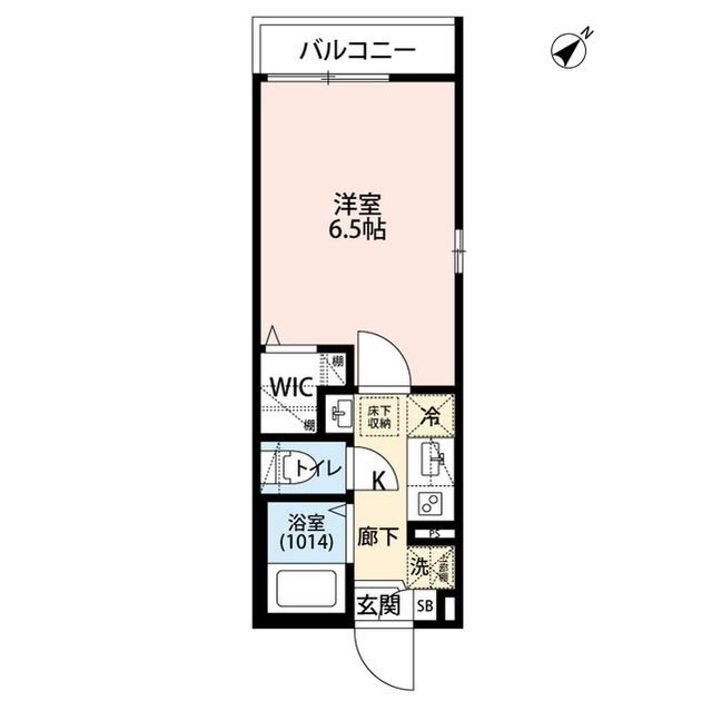 エクセラン北小金の間取り