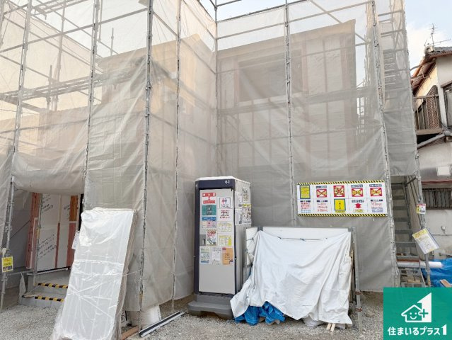 岸和田市磯上町　第6期　新築一戸建ての外観|周辺は落ち着いた街並みの住宅地！子育てがしやすい住環境です！まだ未完成ですが、現地でしかわからない事もございます。是非一度ご覧ください。