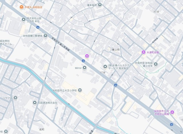 岸和田市磯上町　第6期　新築一戸建ての地図