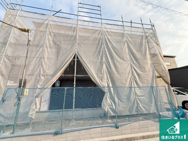 岸和田市磯上町　第6期　新築一戸建ての外観|周辺は落ち着いた街並みの住宅地！子育てがしやすい住環境です！まだ未完成ですが、現地でしかわからない事もございます。是非一度ご覧ください。