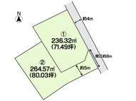 土地　玉島長尾　全2区画の画像