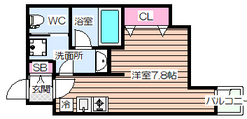 【間取り】 | サンネクテール天満橋
