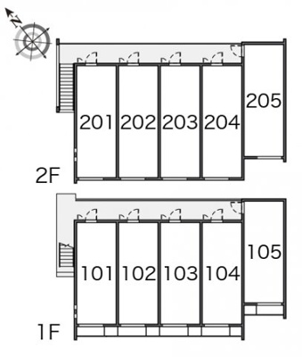 【区画図】 | クレイノ新生Ⅲ | 現況優先となります。現地にて間取り・仕様等をお確かめ下さい。