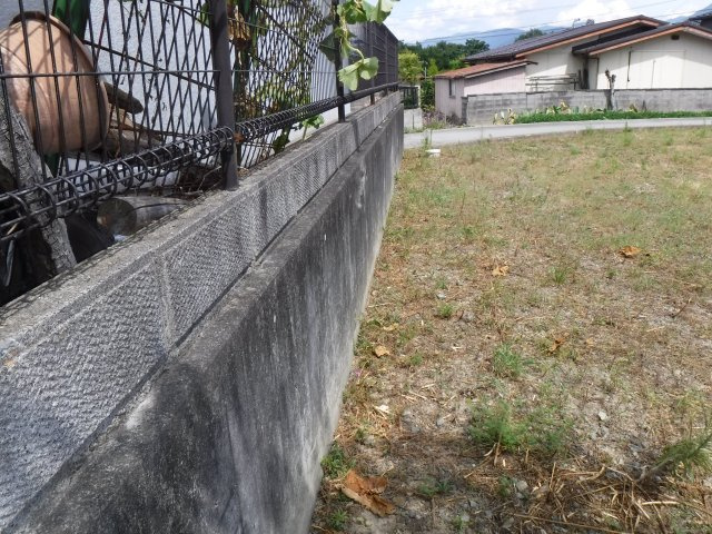 富士川町天神中条267坪売地の外観