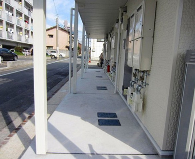 【その他】 | レオネクスト城戸 | 共用部分は清掃業者が清掃致します。