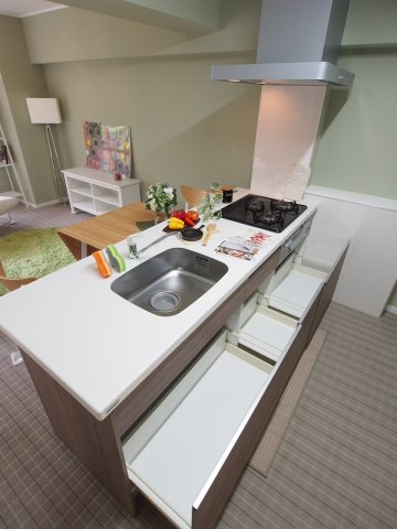 越木岩ハイデンスのキッチン|家具等はつきません