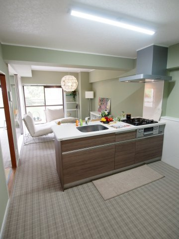 越木岩ハイデンスのキッチン|家具等はつきません