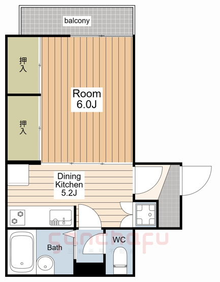 【間取り】 | 中銀弦巻マンシオン