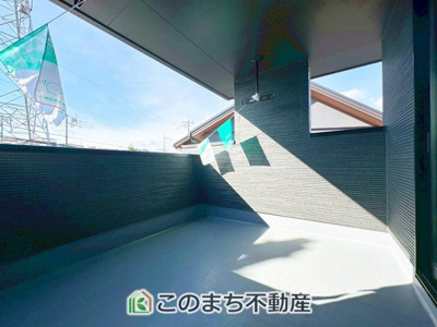 【バルコニー】 | クライン宇都宮市駒生町第4期　1号棟 | 雨でも安心のインナーバルコニーです！

