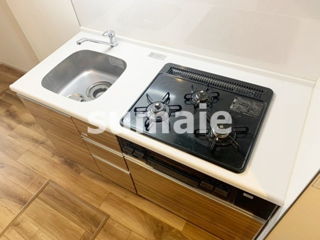 La  Madre　幸福館のキッチン|ガスコンロ3口設置済みのキッチンです☆