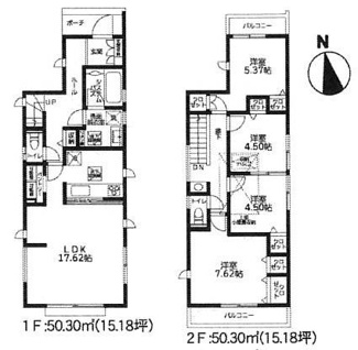 【間取り】 | 瀬谷区宮沢2丁目  2号棟 8期 | 都市ガス　網戸標準仕様　シャッター4箇所付　Ｗロックカードキー（FamiLock 電池式）　二面バルコニー（南・北）　食洗機・浄水器　浴室乾燥機+窓・浴室TV　セカンド洗面　屋根洋瓦葺き　全居室収納