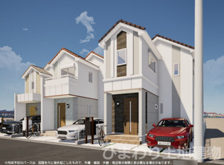 【外観】 | 瀬谷区宮沢2丁目  2号棟 8期 | イメージパース（完成時に現況と異なる場合は現況優先となります）