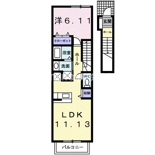 アルコバレーノⅡの間取り