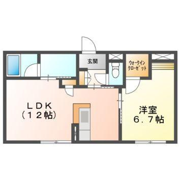 グレースヴィラ西崎の間取り