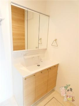 グレースヴィラ西崎の洗面所|洗髪洗面化粧台