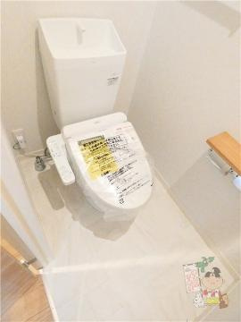 グレースヴィラ西崎のトイレ|シャワー付トイレ