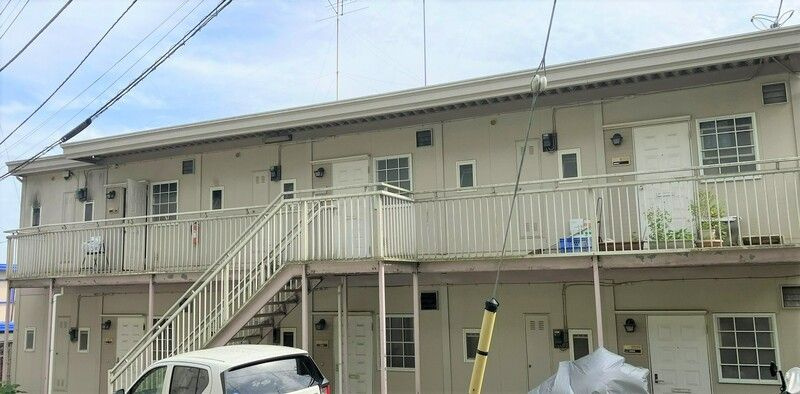 八王子市長房町のアパートの外観
