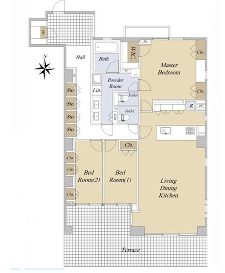 【間取り】 | パークコート南麻布ヒルトップレジデンス