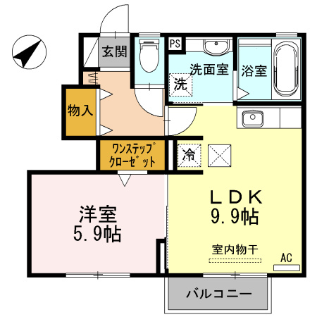 セジュールサクシードの間取り