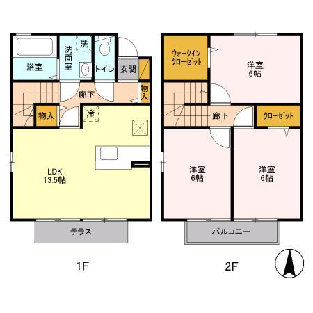 ラ・メゾンＭＭＤ Ⅰの間取り