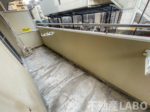 グランドール南平野のバルコニー